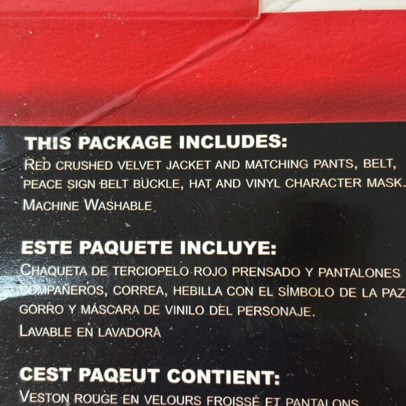 Disguise Pimp Clown Mask Hat and Suit Package NOS NWT - Picture 9 of 15